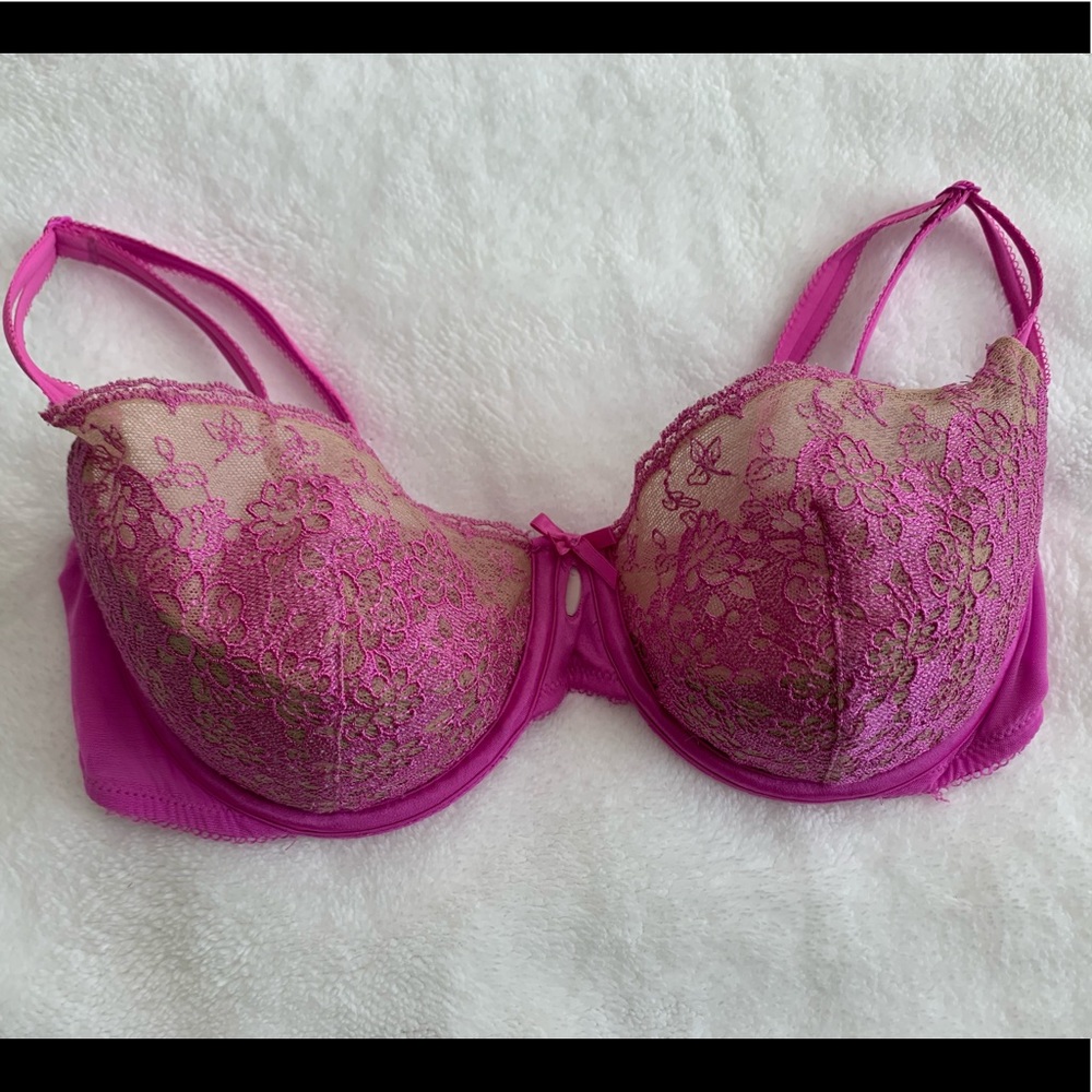VS Unlined Fuchsia Bra